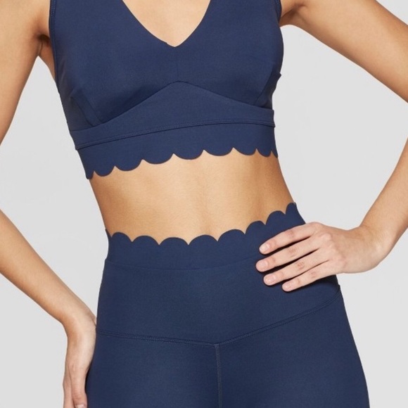 JoyLab Pants - JL Scallop Bra & Legging SET
